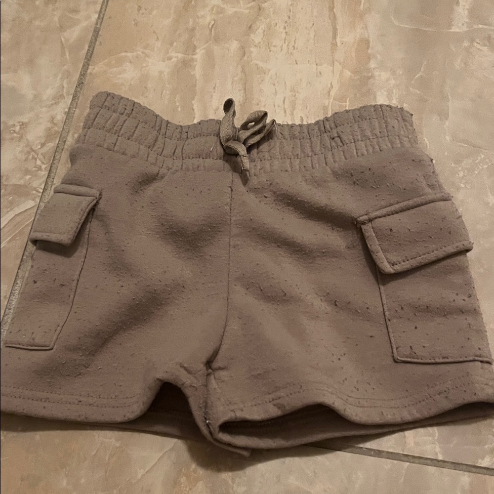 Kids' Casual Tan Cargo Shorts